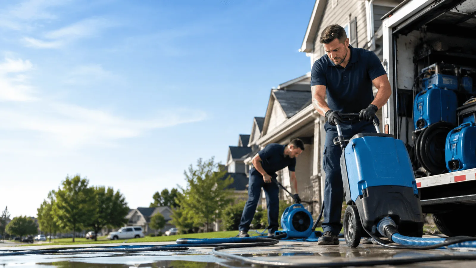 Dehumidification being performed in Medical Lake, WA